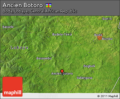 Satellite 3D Map of Ancien Botoro