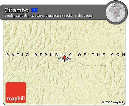 Physical Map of Gitambo
