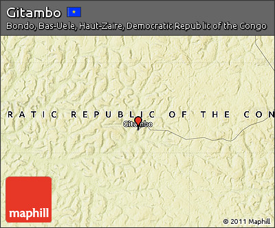 Physical Map of Gitambo