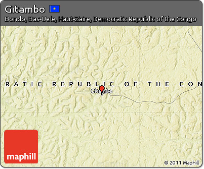 Physical Map of Gitambo