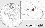 Blank Location Map of Siti