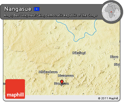 Physical 3D Map of Nangasue