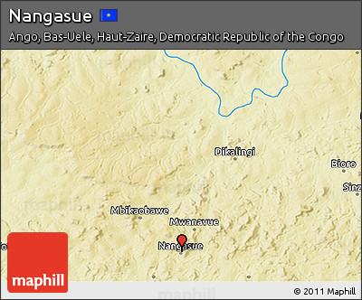 Physical 3D Map of Nangasue