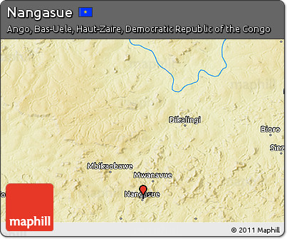 Physical 3D Map of Nangasue