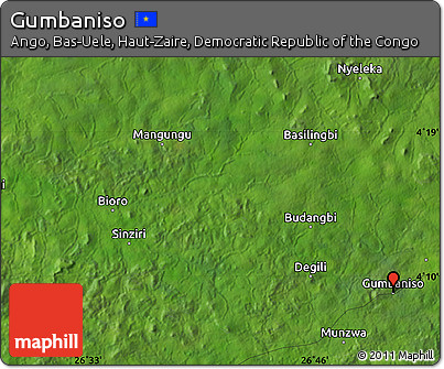 Satellite Map of Gumbaniso