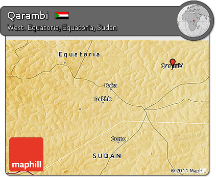 Physical 3D Map of Qarambi