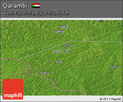 Satellite Panoramic Map of Qarambi