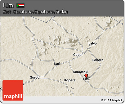 Shaded Relief 3D Map of Lim