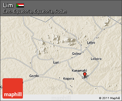 Shaded Relief 3D Map of Lim