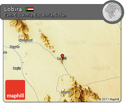 Physical 3D Map of Lobira