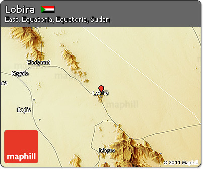 Physical 3D Map of Lobira