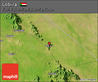Satellite 3D Map of Lobira