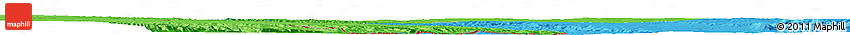 Political Horizon Map of the Area around 4° 22' 30" N, 40° 52' 30" E