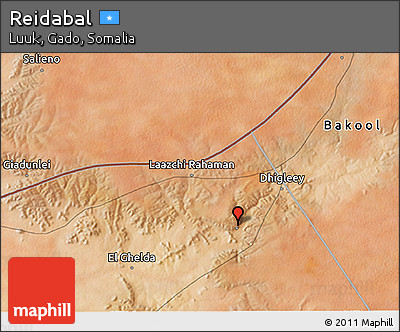 Satellite 3D Map of Reidabal