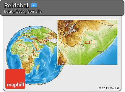 Physical Location Map of Reidabal