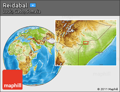 Physical Location Map of Reidabal