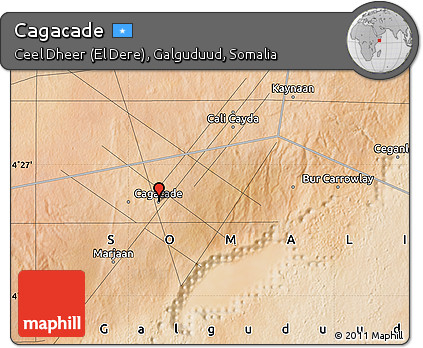 Satellite Map of Cagacade