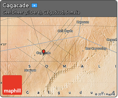 Satellite Map of Cagacade