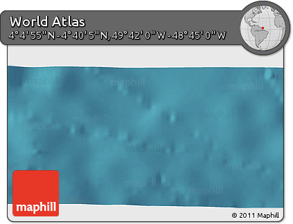 Satellite 3D Map of the Area around 4° 22' 30" N, 49° 13' 30" W