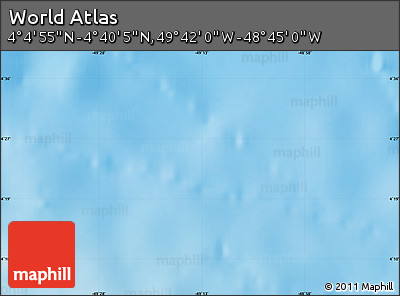 Physical Map of the Area around 4° 22' 30" N, 49° 13' 30" W