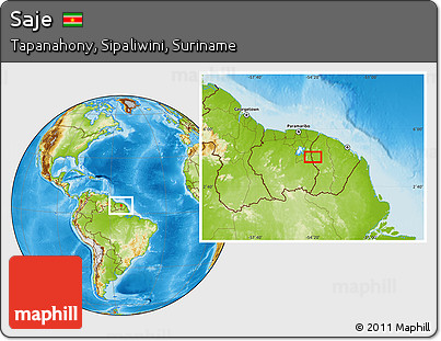 Physical Location Map of Saje