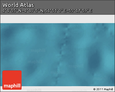 Satellite 3D Map of the Area around 4° 22' 30" N, 55° 19' 30" E