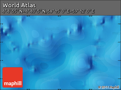 Political Map of the Area around 4° 22' 30" N, 58° 43' 30" E