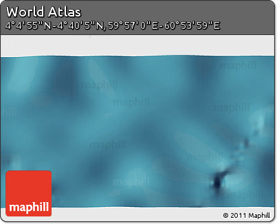 Satellite 3D Map of the Area around 4° 22' 30" N, 60° 25' 29" E