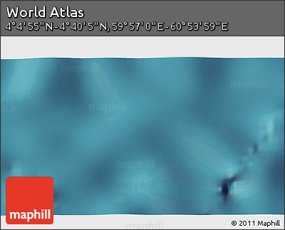 Satellite 3D Map of the Area around 4° 22' 30" N, 60° 25' 29" E