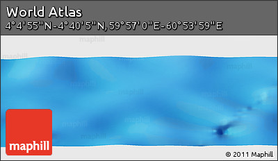 Physical Panoramic Map of the Area around 4° 22' 30" N, 60° 25' 29" E