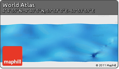 Physical Panoramic Map of the Area around 4° 22' 30" N, 60° 25' 29" E