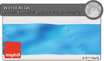 Physical Panoramic Map of the Area around 4° 22' 30" N, 66° 22' 30" E