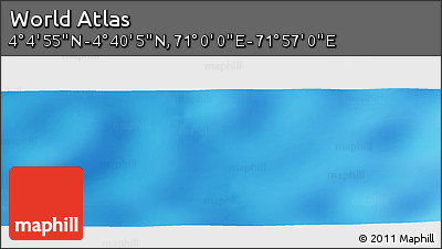 Physical Panoramic Map of the Area around 4° 22' 30" N, 71° 28' 29" E