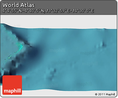 Satellite 3D Map of the Area around 4° 22' 30" N, 74° 1' 30" E