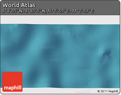 Satellite 3D Map of the Area around 4° 22' 30" N, 76° 34' 29" E