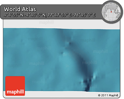 Satellite 3D Map of the Area around 4° 22' 30" N, 78° 16' 30" E