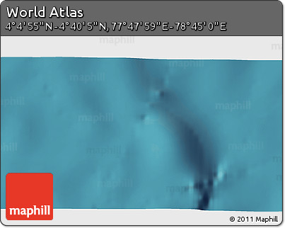 Satellite 3D Map of the Area around 4° 22' 30" N, 78° 16' 30" E