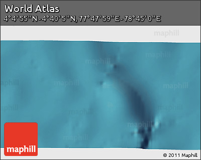 Satellite 3D Map of the Area around 4° 22' 30" N, 78° 16' 30" E