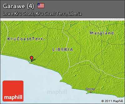 Physical 3D Map of Garawe (4)