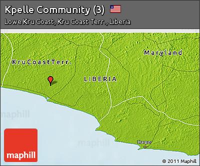 Physical 3D Map of Kpelle Community (3)