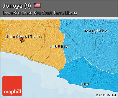 Political 3D Map of Jonoya (9)