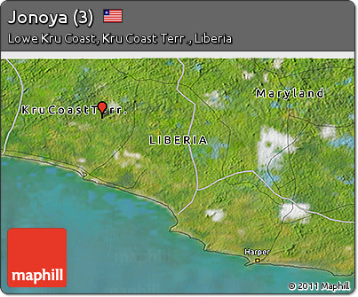 Satellite 3D Map of Jonoya (3)