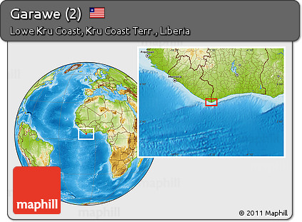 Physical Location Map of Garawe (2)
