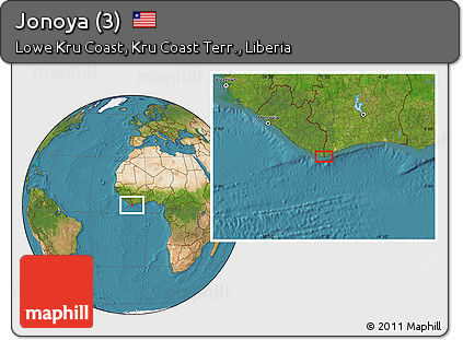 Satellite Location Map of Jonoya (3)