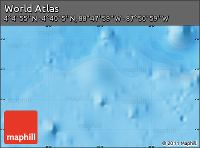 Political Map of the Area around 4° 22' 30" N, 88° 19' 29" W