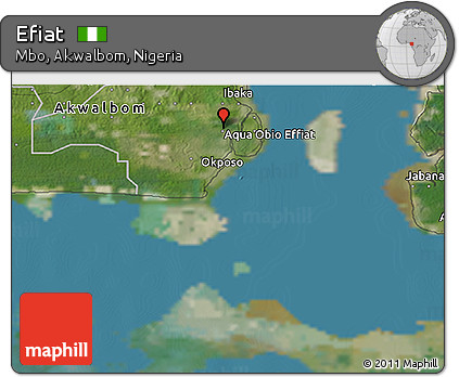 Satellite 3D Map of Efiat