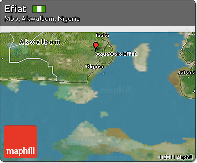 Satellite 3D Map of Efiat