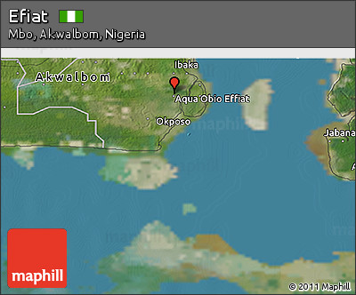 Satellite 3D Map of Efiat