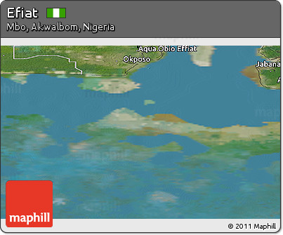 Satellite Panoramic Map of Efiat