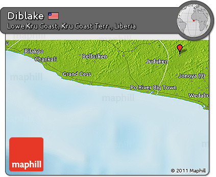 Physical 3D Map of Diblake